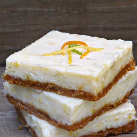 Recipe for Triple Citrus Bars - I’m sure you have had lemon bars a million times. And, they are delicious, one of my favorites. But, next time you have a taste for citrus…change things up a bit and try these triple citrus bars. You won’t be sorry.