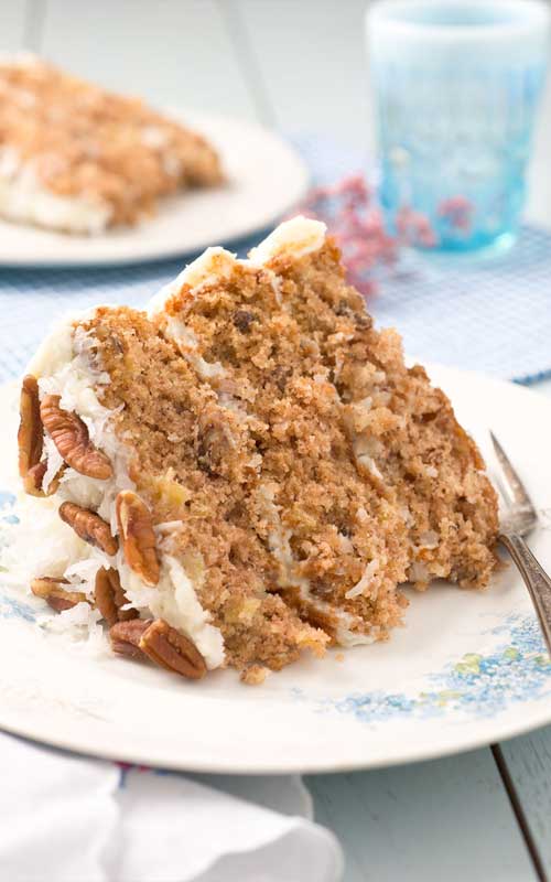 Do you like pineapples, bananas and coconut? Do you like deliciously layered cakes? If you answered yes, then you are going to love this Hummingbird Cake!