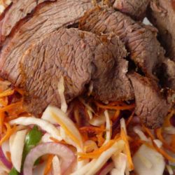 Recipe for BBQ Beef Brisket - The perfect brisket is the holy grail of barbecue—often pursued, rarely attained. This recipe is sure to get you pretty close though.