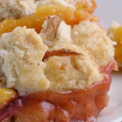 Recipe for Summer Peach Cobbler - Summer is a favorite time of the year for many reasons, but for me, it means fresh peaches. When I think of the perfect summer dessert, Peach Cobbler is top on of the list.