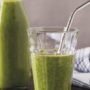 Recipe for Power Green Smoothie - This smoothie is chock-full of green goodness. Pineapple and pear balance the leafy greens making this a go-to smoothie at any time.