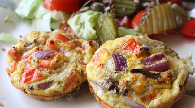 Breakfast Omelet Muffins Recipe - Flavorite