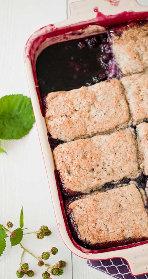 Blueberry-Blackberry Cobbler