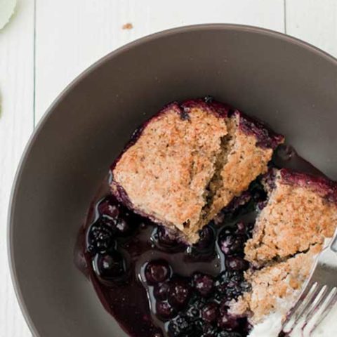 Blueberry-Blackberry Cobbler