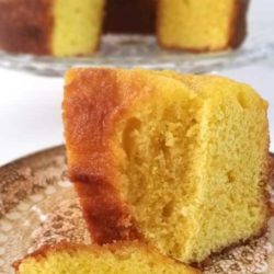 Recipe for Simple Lemon Poundcake - You'll love that this simple lemon pound cake. It's moist and full of lemon flavor which means it is perfect for spring! It is so good that, the last time I made it, it didn’t make it through the day! 