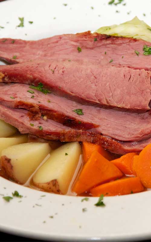 Recipe for Corned Beef and Cabbage - If you want an easy recipe for corned beef and cabbage to serve up this St. Patrick's Day, we have you covered. This dish has it all, and is prepared all in one pot. Any leftovers make for a great hash or sandwiches.