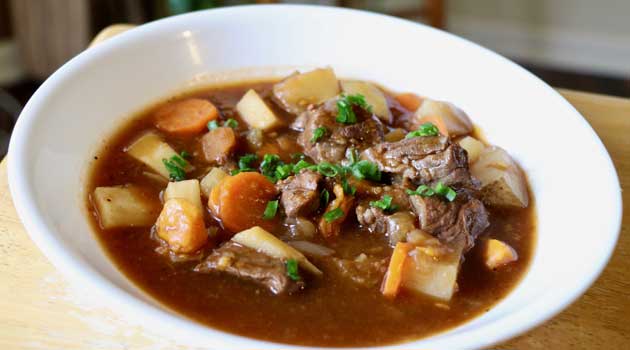 Healthier Irish Beef Stew Recipe - Flavorite