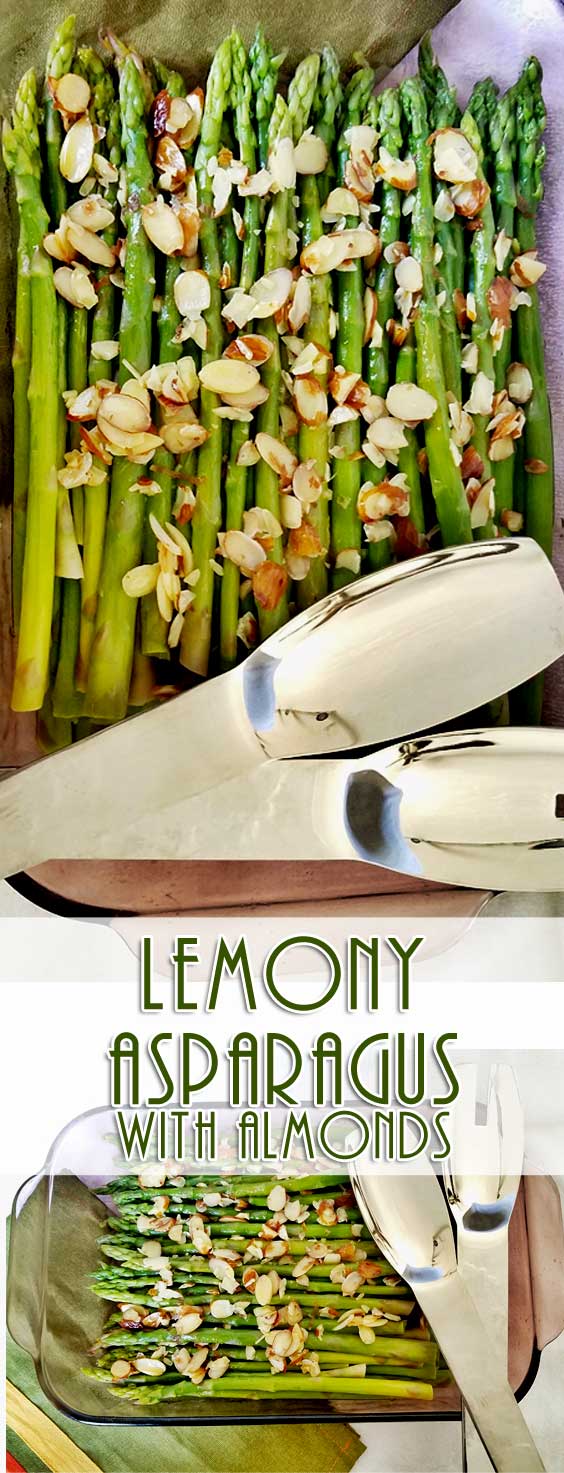 Lemony Asparagus with Almonds