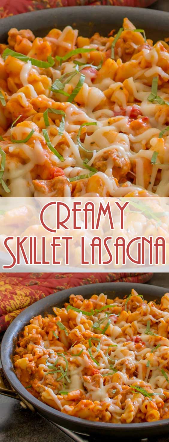 Creamy Skillet Lasagna
