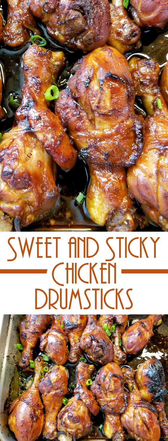 Sweet and Sticky Chicken Drumsticks