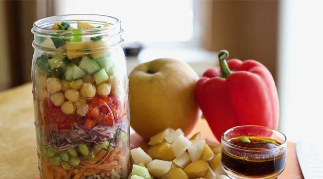 Asian Mason Jar Salads - Danilicious