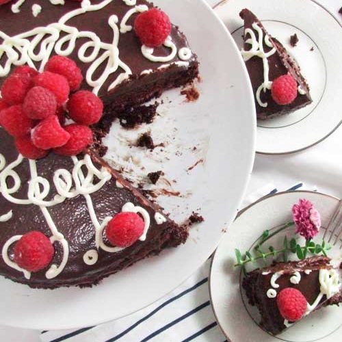 Triple Chocolate Mousse Cake Recipe - Flavorite