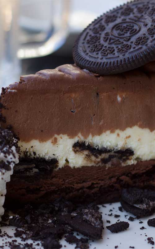 Delicious chocolatey decadence in every bite. This copycat recipe for the Cheesecake Factory's Oreo Dream Extreme Cheesecake is a chocolate lover's dream come to life!