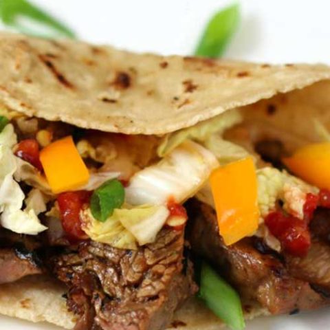 These Korean Style Beef Tacos are the perfect sweet and sour, tasty, speedy dinner to delight your taste buds any day of the week.