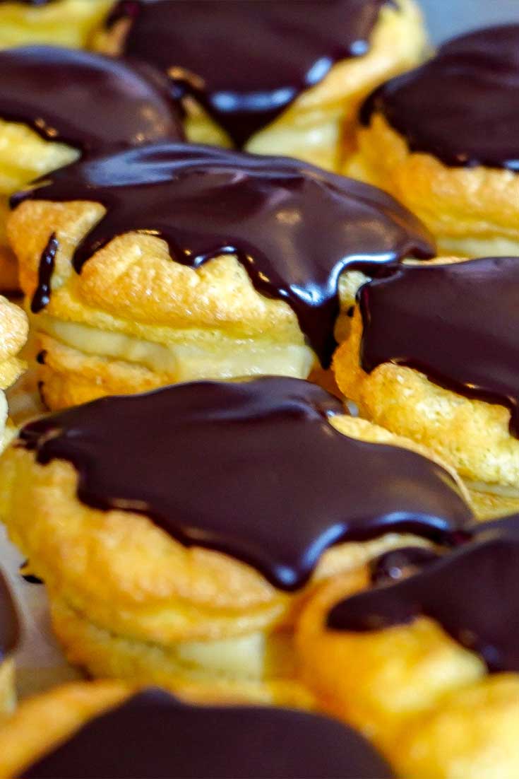 Low Carb Chocolate Eclairs