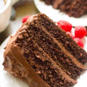 Chocolate Mocha Layer Cake Recipe - Flavorite