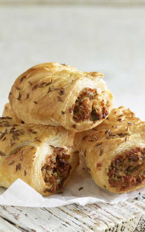 Needing an idea on what to make with your leftover pulled pork? These Leftover Pulled Pork Sausage Rolls are a perfect and easy recipe that everyone is sure to love!