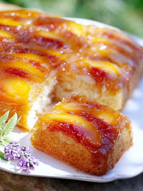 Homemade Peach Upside Down Cake Recipe - Flavorite