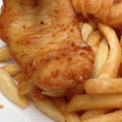 Homemade fish & chips