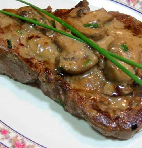 Classic French Flambe Steak Diane Flavorite